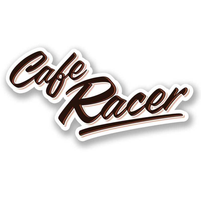2 x Cafe Racer Vinyl Sticker