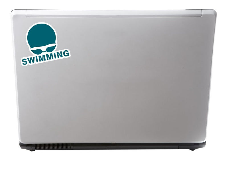 2 x Swimming Vinyl Sticker