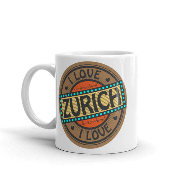 Zurich Switzerland High Quality 10oz Coffee Tea Mug #5514