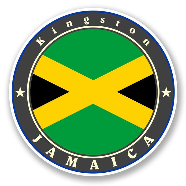 2 x Jamaica Vinyl Sticker #5519