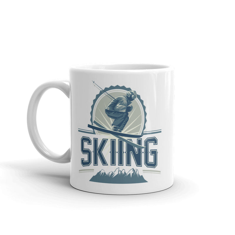 Skiing High Quality 10oz Coffee Tea Mug