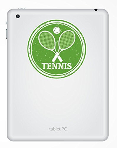 2 x Tennis Vinyl Sticker