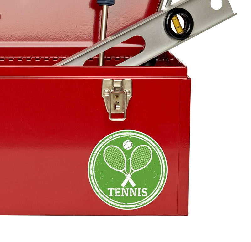 2 x Tennis Vinyl Sticker