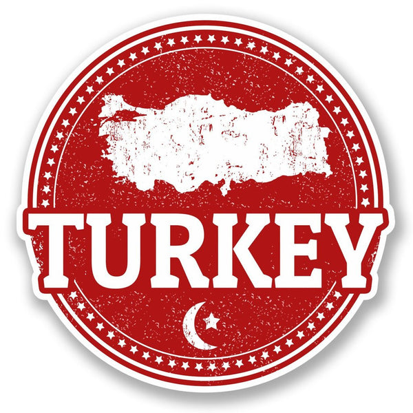 2 x Turkey Vinyl Sticker #5561