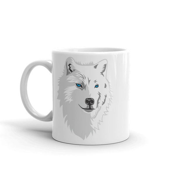 White Husky Wolf High Quality 10oz Coffee Tea Mug #5565