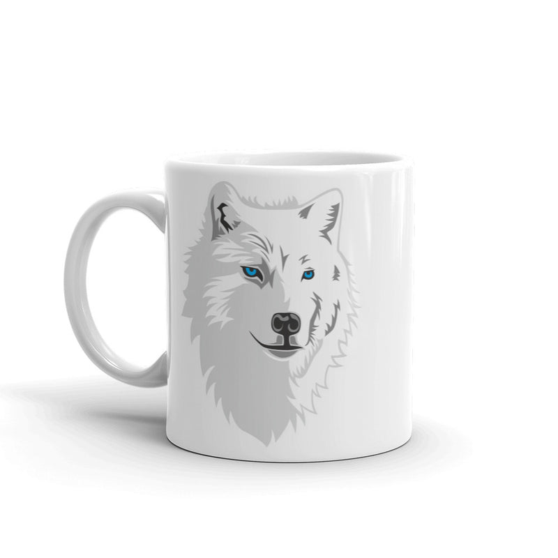 White Husky Wolf High Quality 10oz Coffee Tea Mug