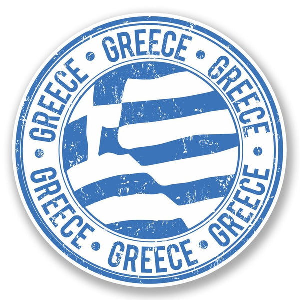 2 x Greece Vinyl Sticker #5591