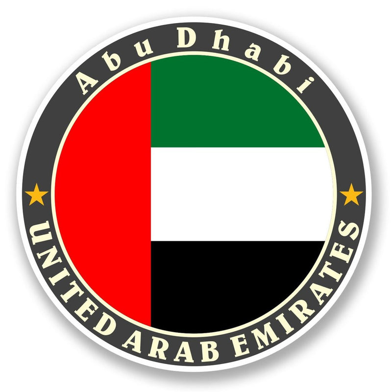 2 x United Arab Emirates Vinyl Sticker