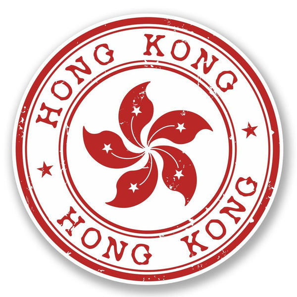 2 x Hong Kong Vinyl Sticker #5675