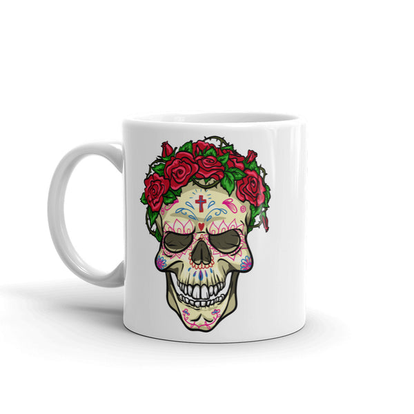 Mexican Sugar Skull High Quality 10oz Coffee Tea Mug #5676