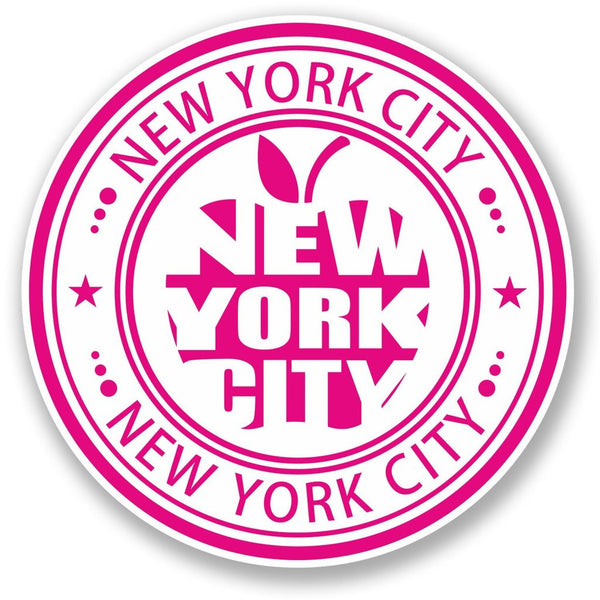 2 x New York USA Vinyl Sticker #5679