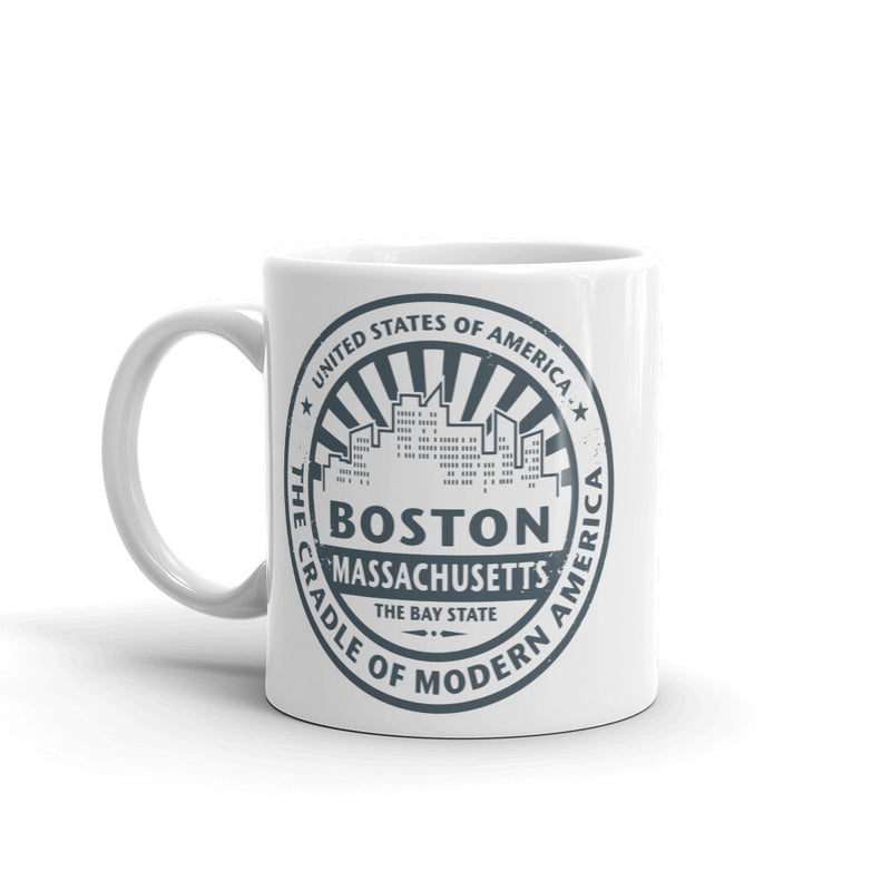 Boston Massachusetts High Quality 10oz Coffee Tea Mug