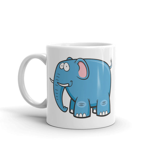 Cartoon Happy Elephant High Quality 10oz Coffee Tea Mug #5736