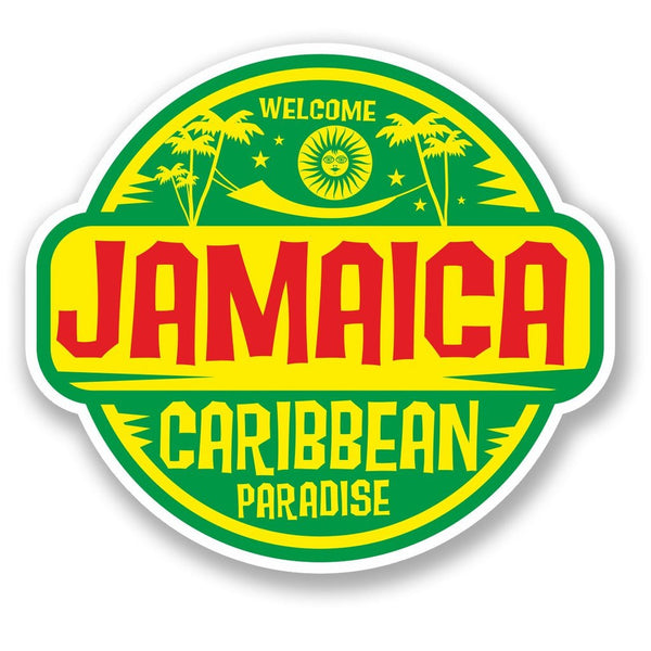 2 x Jamaica Jamaican Vinyl Sticker #5750