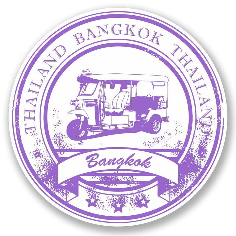 2 x Bangkok Thailand Thai Vinyl Sticker
