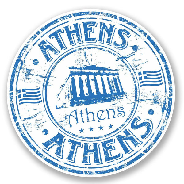 2 x Athens Greece Vinyl Sticker #5761
