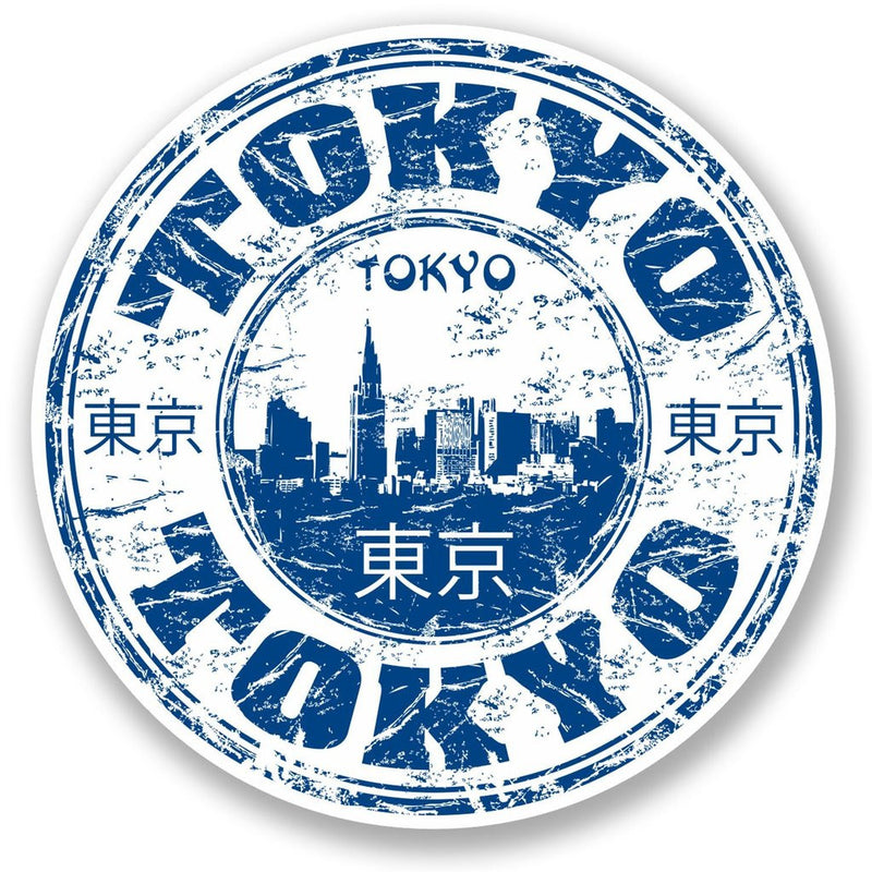 2 x Tokyo Japan Vinyl Sticker