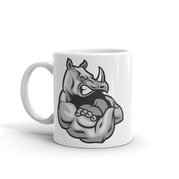Angry Rhino High Quality 10oz Coffee Tea Mug #5785