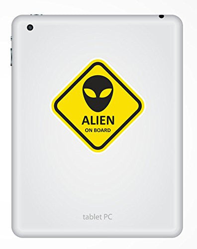 2 x Alien on Board Vinyl Sticker