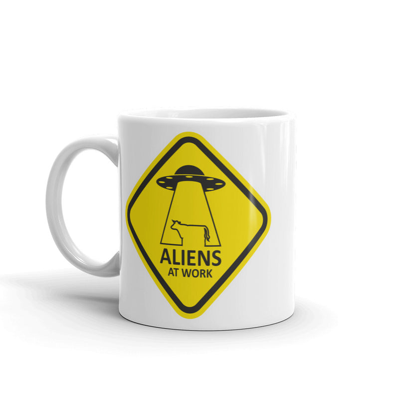 Aliens at Work High Quality 10oz Coffee Tea Mug