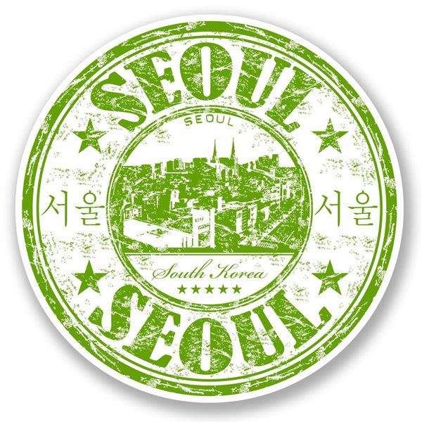 2 x Seoul South Korea Vinyl Sticker #5811