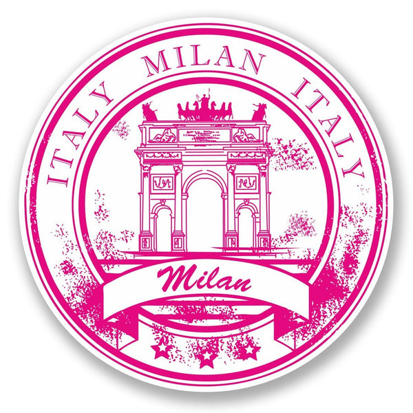2 x Milan Italy Vinyl Sticker #5835