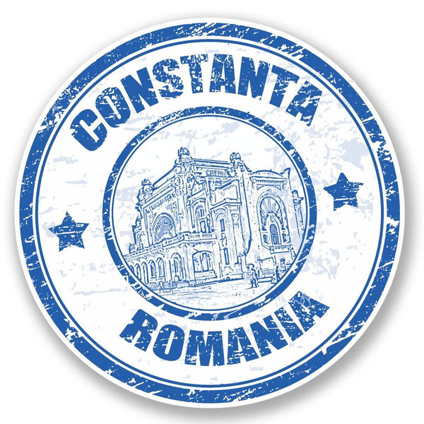 2 x Romania Flag Vinyl Sticker #5863
