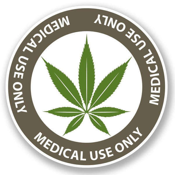 2 x Cannabis Vinyl Sticker #5872