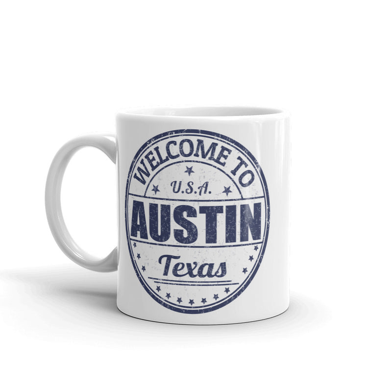 Austin Texas USA High Quality 10oz Coffee Tea Mug