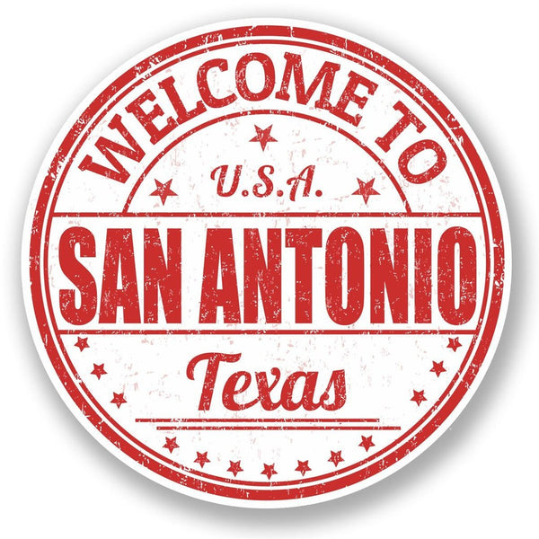2 x San Antonio Texas USA Vinyl Sticker #5886