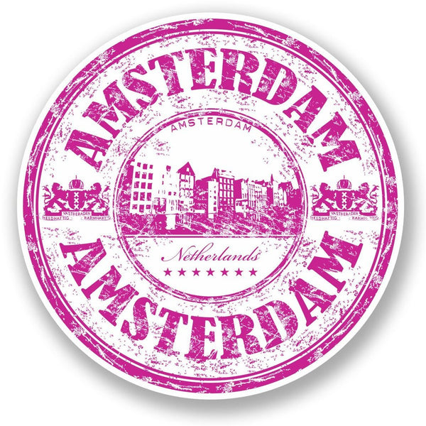 2 x Amsterdam Netherlands Vinyl Sticker #5909