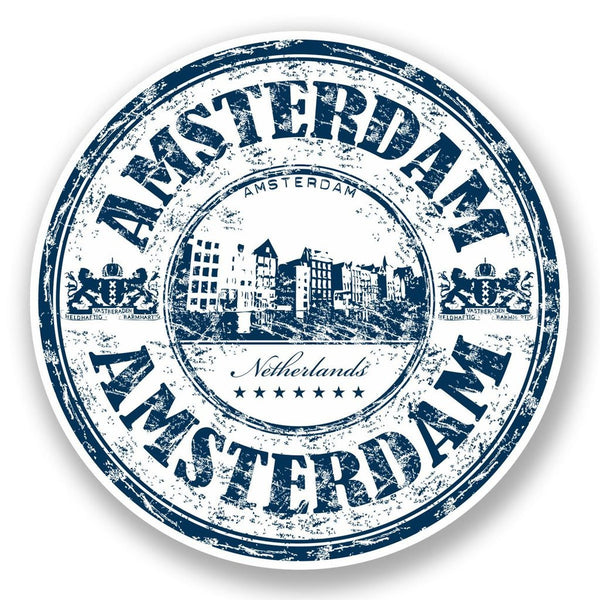 2 x Amsterdam Netherlands Vinyl Sticker #5910