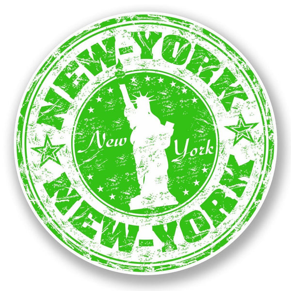 2 x New York USA Vinyl Sticker #5922