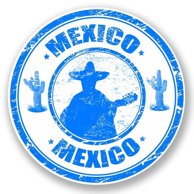 2 x Mexico Vinyl Sticker