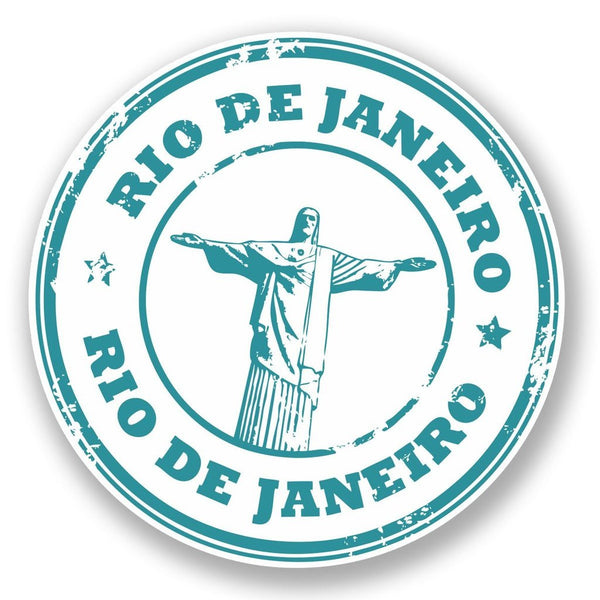 2 x Rio de Janeiro Vinyl Sticker #5947