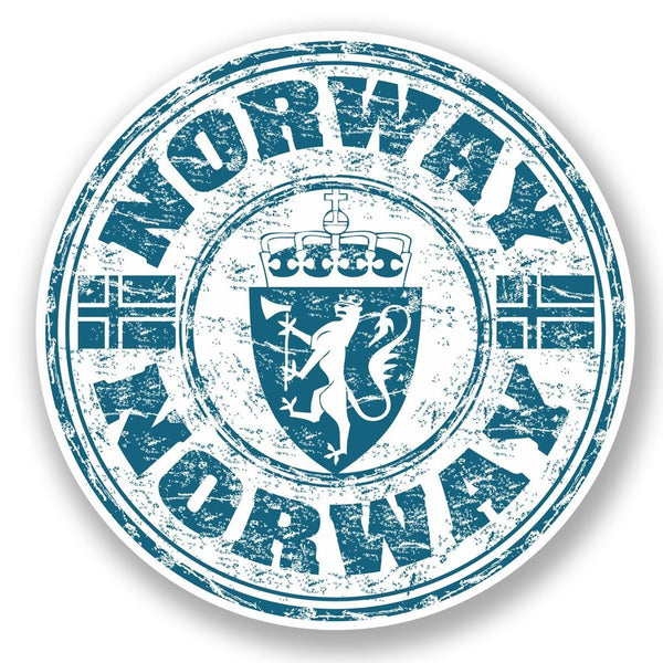 2 x Norway Vinyl Sticker #5949