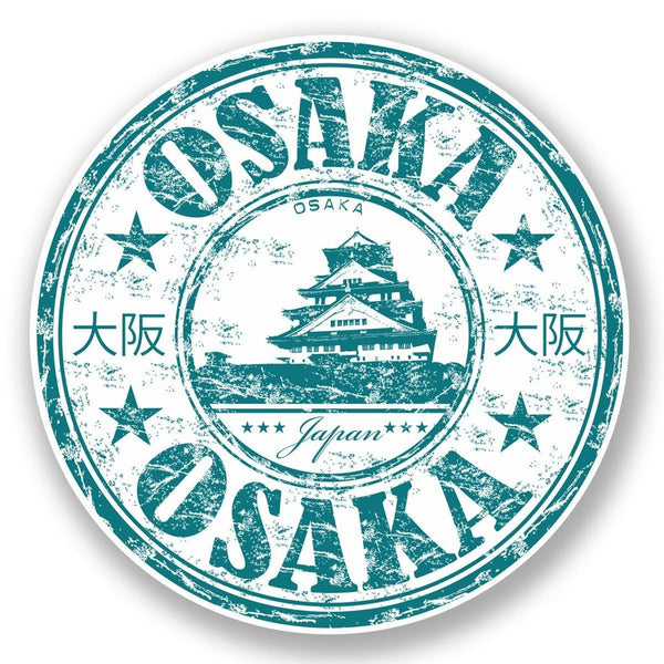 2 x Osaka Japan Japanese Vinyl Sticker #5958