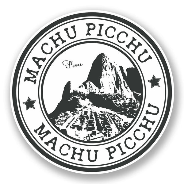 2 x Machu Picchu Peru Vinyl Sticker #5960