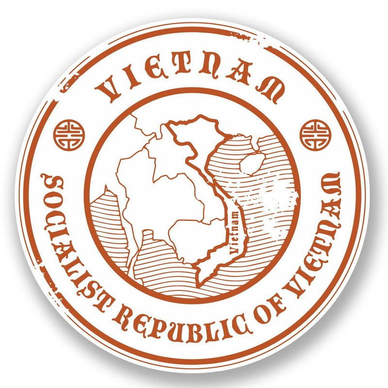 2 x Vietnam Vinyl Sticker