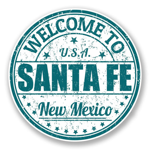 2 x Santa Fe New Mexico USA Vinyl Sticker #6002