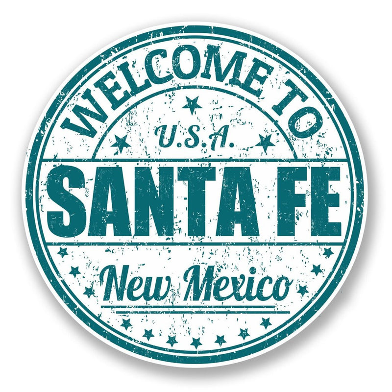 2 x Santa Fe New Mexico USA Vinyl Sticker