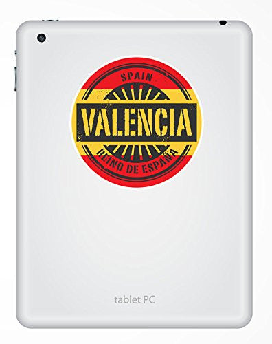 2 x Valencia Spain Vinyl Sticker