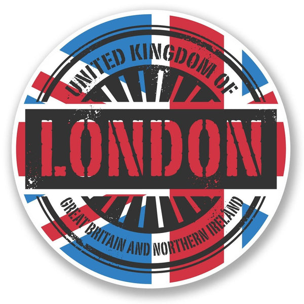 2 x London England UK Vinyl Sticker #6026