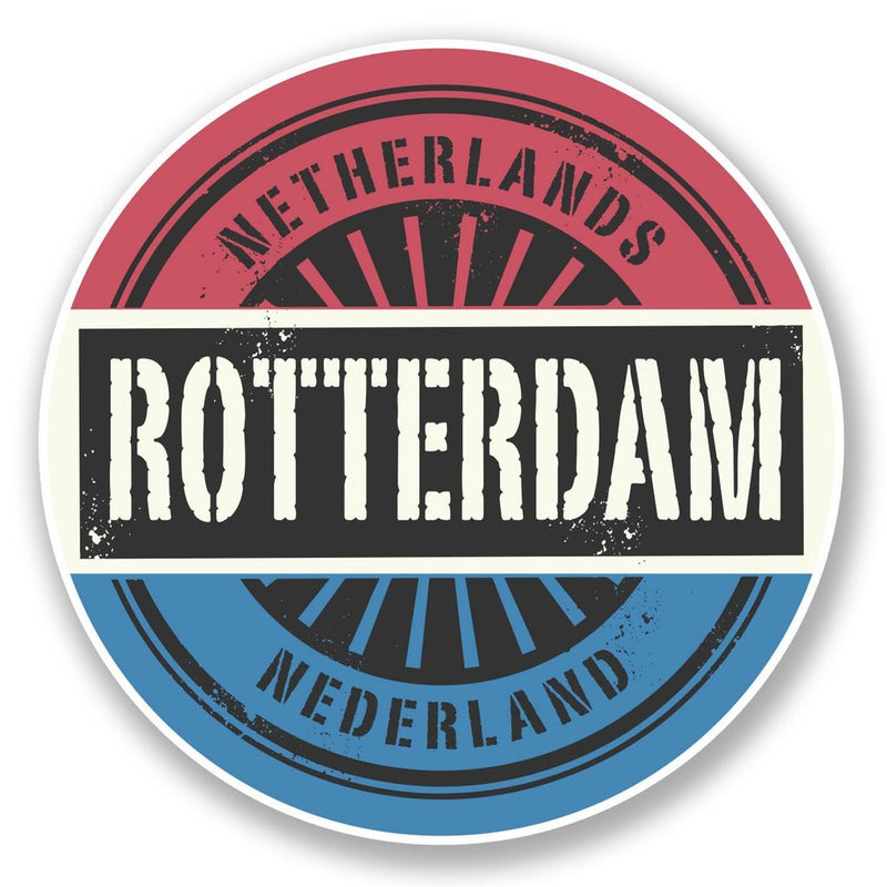 2 x Rotterdam Netherlands Vinyl Sticker