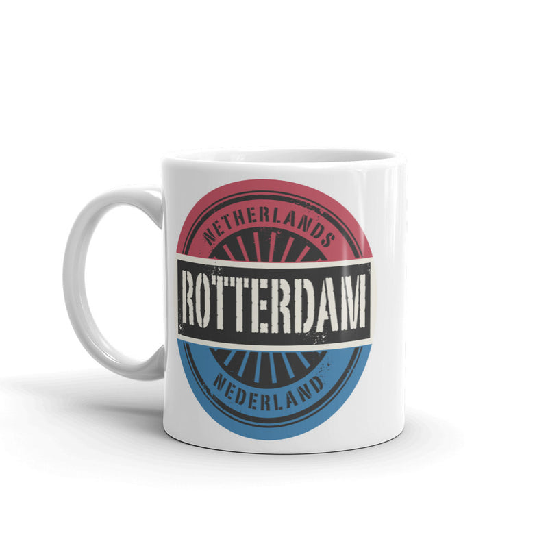 Rotterdam Netherlands High Quality 10oz Coffee Tea Mug