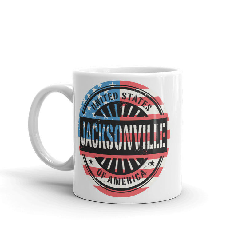 Jacksonville USA America High Quality 10oz Coffee Tea Mug