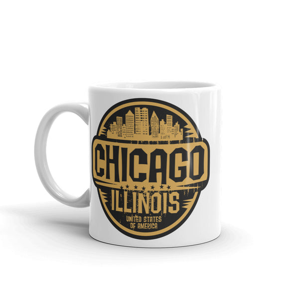 Chicago Illinois USA High Quality 10oz Coffee Tea Mug #6058