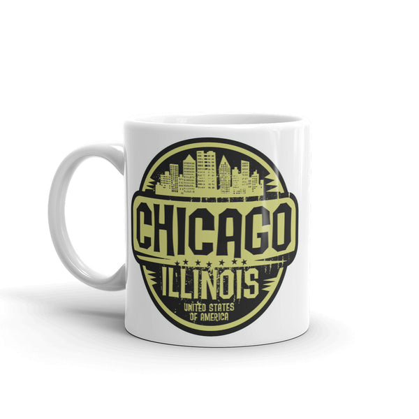 Chicago Illinois USA America High Quality 10oz Coffee Tea Mug #6061