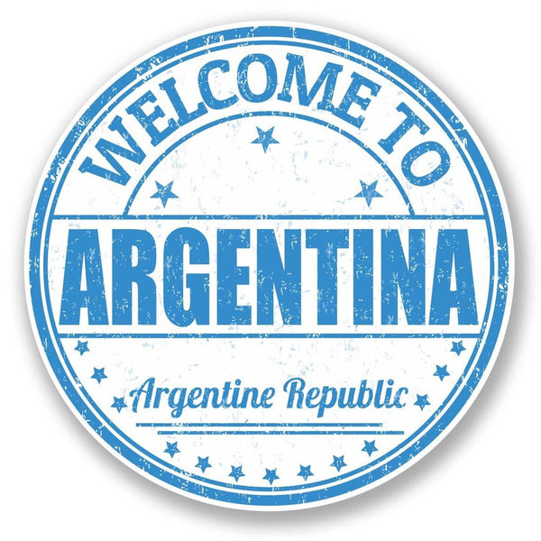 2 x Argentina Vinyl Sticker #6089
