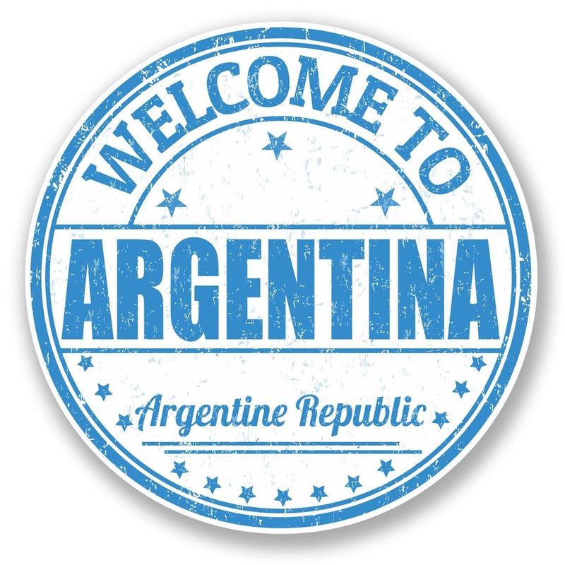 2 x Argentina Vinyl Sticker